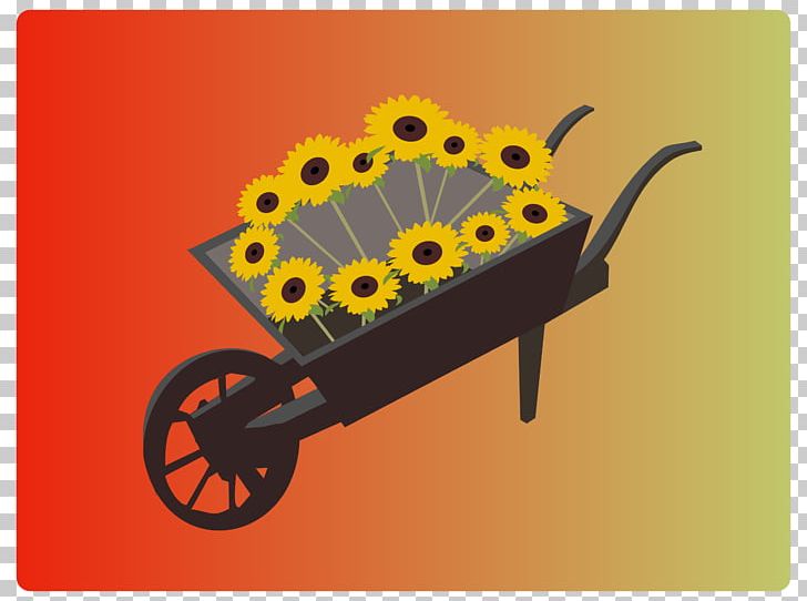 Wheelbarrow Cart PNG, Clipart, Cart, Common Sunflower, Computer Icons, Flower, Miscellaneous Free PNG Download