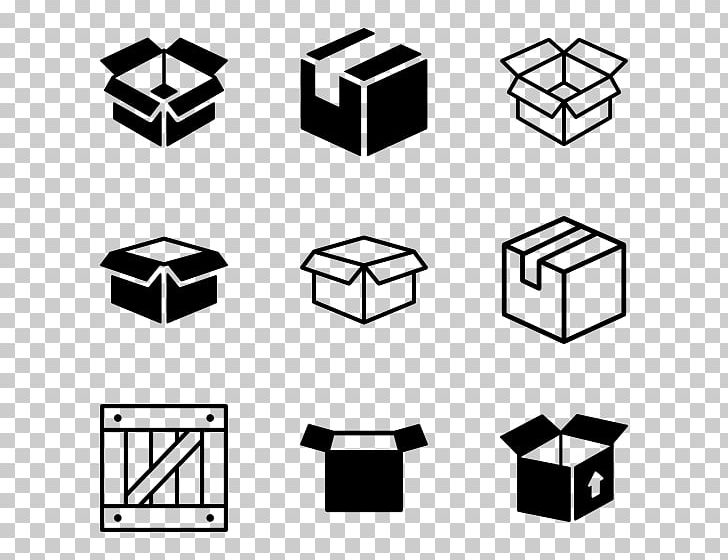 Computer Icons Box PNG, Clipart, Angle, Area, Art, Black And White, Box Free PNG Download