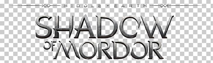 Middle-earth: Shadow Of Mordor Middle-earth: Shadow Of War Logo Font PNG, Clipart, Area, Black And White, Brand, Calligraphy, Download Free PNG Download