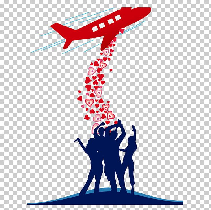 Airplane Love Valentines Day Illustration PNG, Clipart, Aircraft, Aircraft Vector, Airplane, Area, Art Free PNG Download