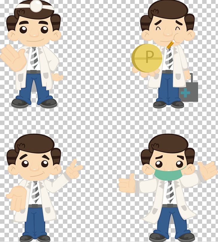 Cartoon Physician Illustration PNG, Clipart, Balloon Cartoon, Boy, Boy Cartoon, Cartoon Character, Cartoon Couple Free PNG Download