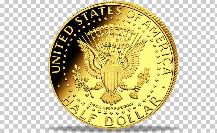 Coin Gold Medal Kennedy Half Dollar PNG, Clipart, Badge, Cash, Coin, Currency, Gold Free PNG Download