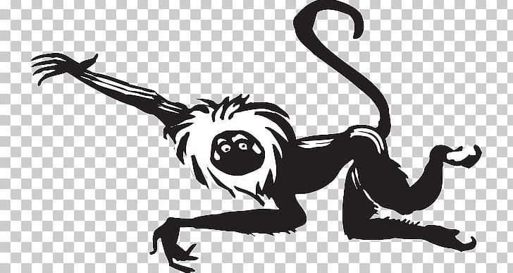 Monkey Black And White PNG, Clipart, Animals, Animation, Art, Carnivora, Carnivoran Free PNG Download