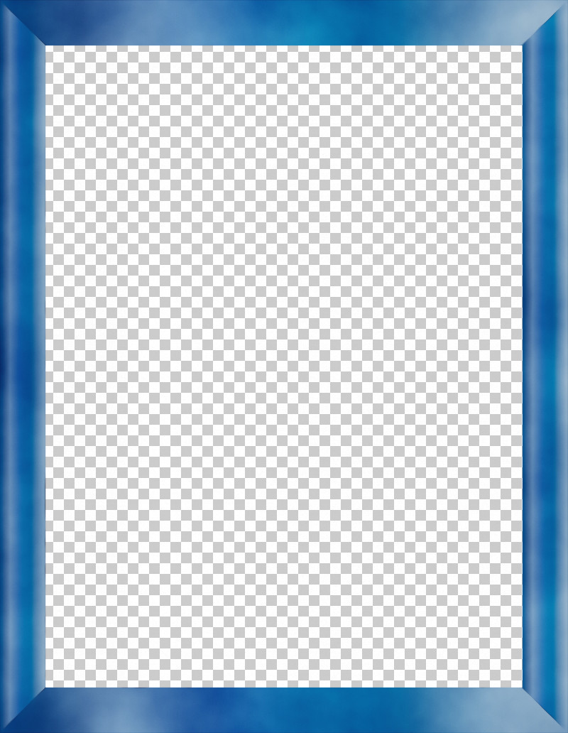 Picture Frame PNG, Clipart, Azure, Blue, Cobalt Blue, Electric Blue, Mirror Free PNG Download