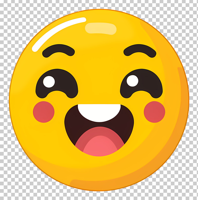 Emotes - Happy Smiley Face Emoji PNG