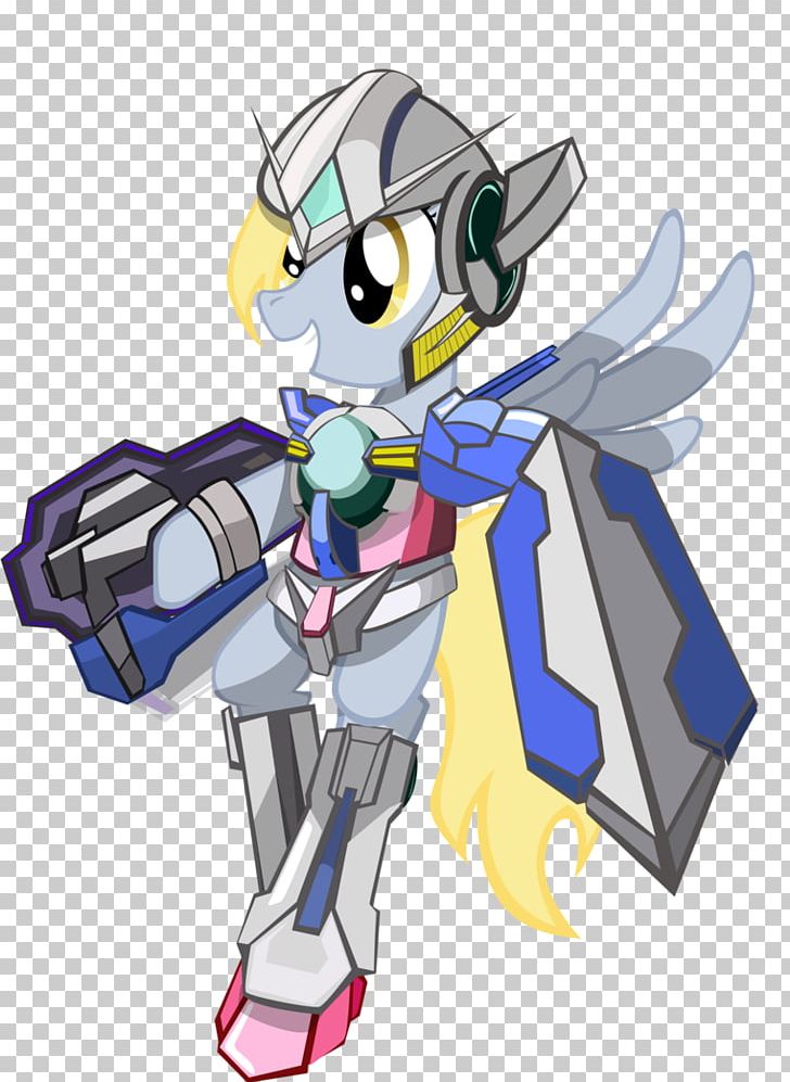GN-001 Gundam Exia Derpy Hooves Haro PNG, Clipart, Anime, Art, Cartoon, Derpy Hooves, Fan Art Free PNG Download