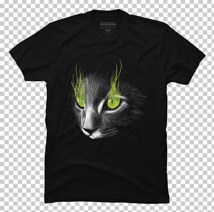 Printed T-shirt Sweater Designer Crew Neck PNG, Clipart, Black, Black Cat, Brand, Cat, Cat Like Mammal Free PNG Download