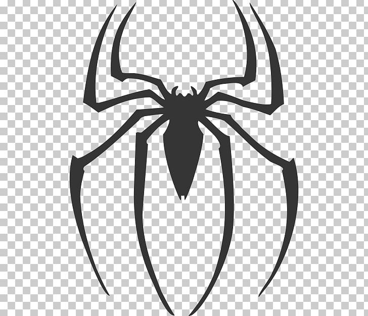 Spider-Man Logo Drawing Decal PNG, Clipart, Amazing Spiderman, Arachnid, Artwork, Black And White, Comics Free PNG Download