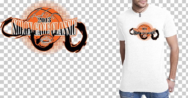 T-shirt Shoulder Logo Sleeve Font PNG, Clipart, Brand, Clothing, Logo, Neck, Orange Free PNG Download