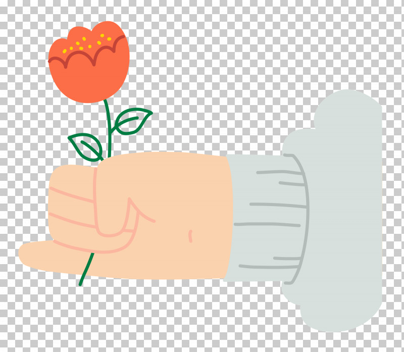 Hand Holding Flower Hand Flower PNG, Clipart, Behavior, Cartoon, Flower, Hand, Hand Holding Flower Free PNG Download
