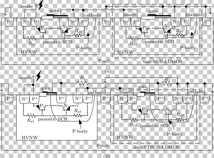 Electronic Circuit Silicon Controlled Rectifier Electronics Circuit Diagram PNG, Clipart, Angle, Area, Artwork, Black And White, Boost Converter Free PNG Download