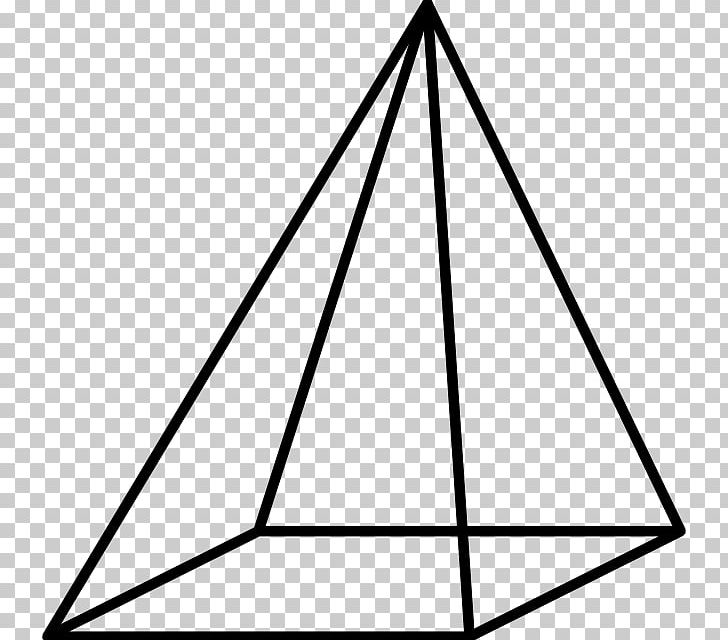 Square Pyramid Solid Geometry Cone Rectangle PNG, Clipart, Angle, Area, Black And White, Cone, Cube Free PNG Download