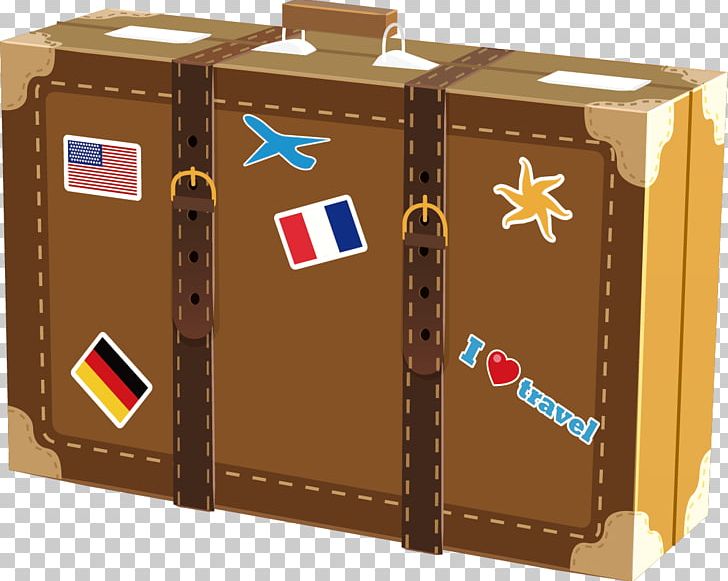 Suitcase Train Travel Baggage Cart PNG, Clipart, Bag, Baggage, Baggage Cart, Box, Brown Free PNG Download