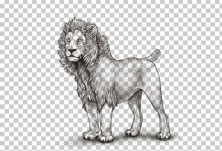 Dog Breed Lion Cat Drawing PNG, Clipart, Animals, Big Cat, Big Cats, Black And White, Breed Free PNG Download