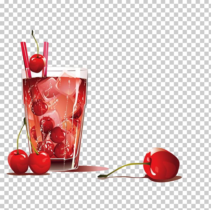 Ice Cream Cocktail Orange Juice Soft Drink PNG, Clipart, Cherry, Cherry Blossom, Cherry Blossoms, Cherry Vector, Cocktail Garnish Free PNG Download