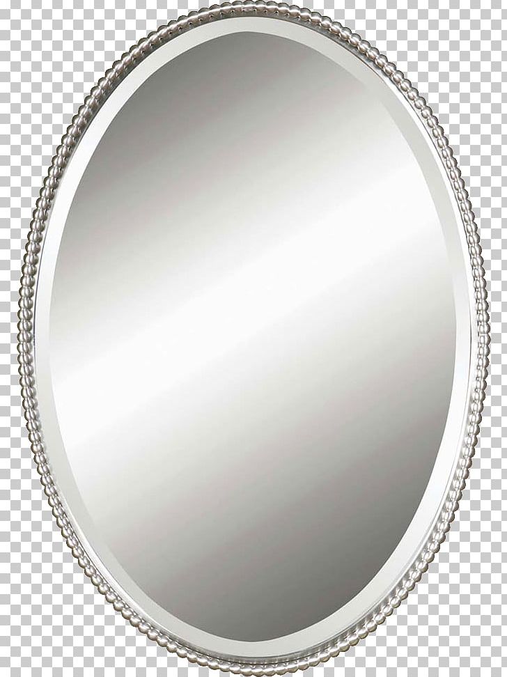 Mirror Wall Light Silver Oval PNG, Clipart, Bathroom, Brushed Metal, Circle, Floor, Framing Free PNG Download