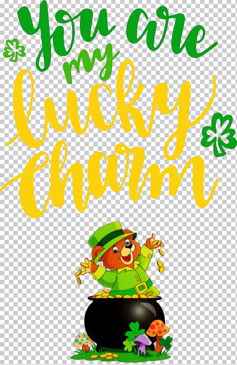 You Are My Lucky Charm St Patricks Day Saint Patrick PNG, Clipart, Behavior, Cartoon, Character, Flower, Green Free PNG Download