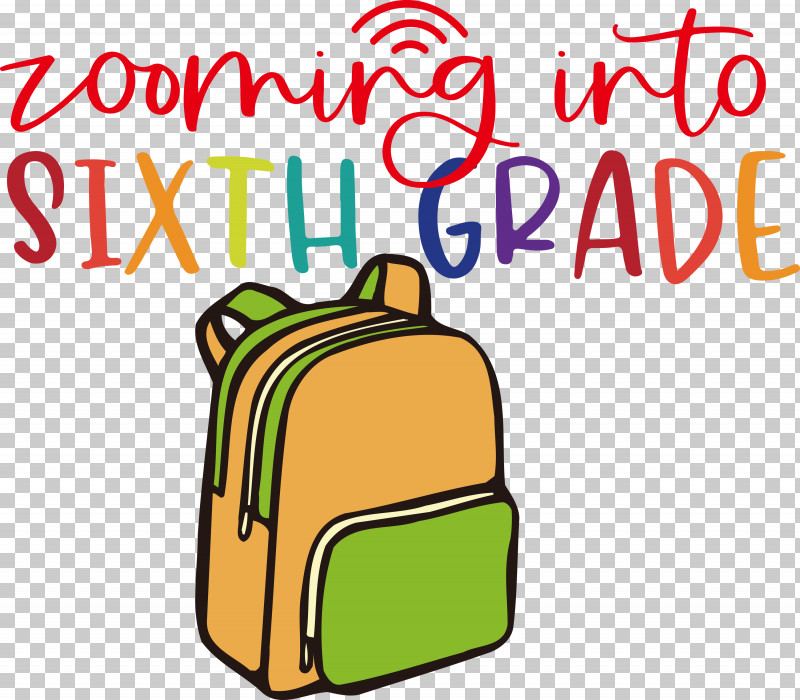 Back To School Sixth Grade PNG, Clipart, Backpack, Back To School, Bag, Baggage, Behavior Free PNG Download