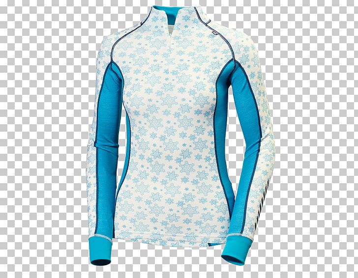 Helly Hansen Sleeve Jacket Clothing Long Underwear PNG, Clipart, Aqua, Azure, Blue, Bluza, Clothing Free PNG Download
