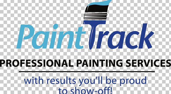 Logo Paint Track Painting Services Organization Brand PNG, Clipart, Area, Blue, Brand, House Painter And Decorator, Industrial Design Free PNG Download