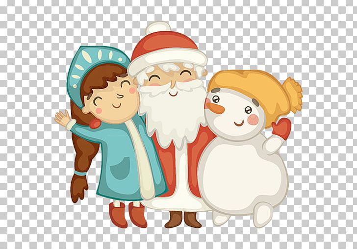 Telegram Sticker New Year Snegurochka Thepix PNG, Clipart, Art, Christmas Decoration, Ded Moroz, Fictional Character, Hand Free PNG Download