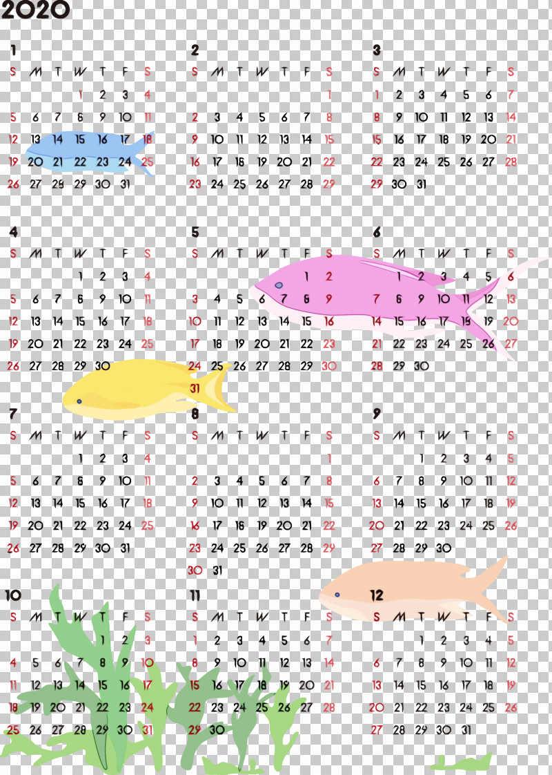 Text Line Font Calendar Pattern PNG, Clipart, 2020 Calendar, 2020 Yearly Calendar, Calendar, Line, Paint Free PNG Download