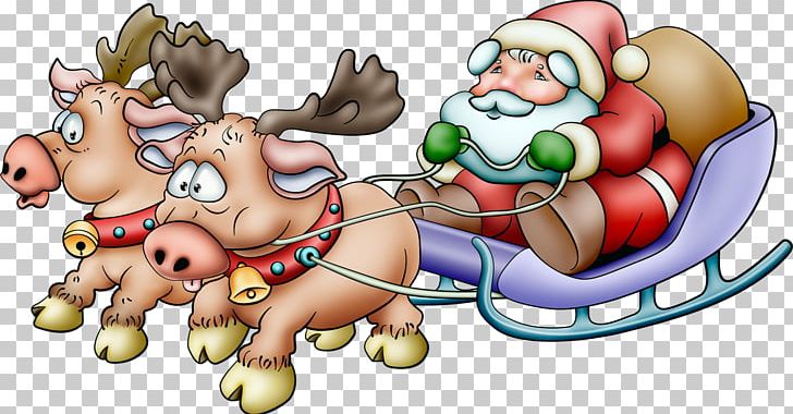 Santa Claus Rudolph Reindeer Christmas Holiday PNG, Clipart, Art, Cartoon, Christmas, Christmas Decoration, Christmas Ornament Free PNG Download