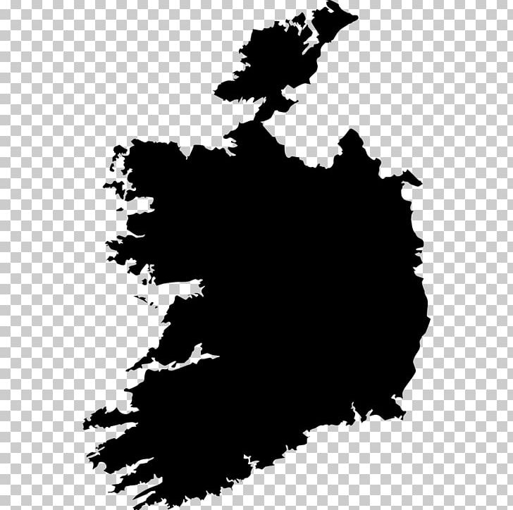 Map Wild Atlantic Way PNG, Clipart, Black, Black And White, Ireland, Irish, Leaf Free PNG Download