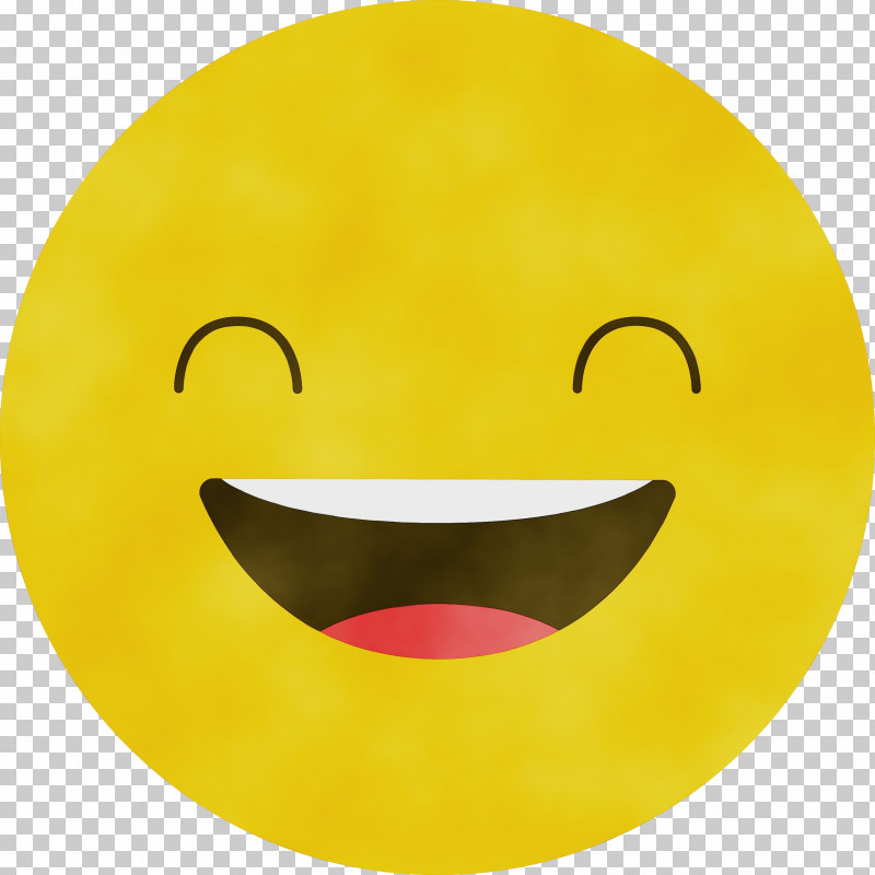 Smiley Yellow Meter PNG, Clipart, Emoji, Meter, Paint, Smiley, Watercolor Free PNG Download