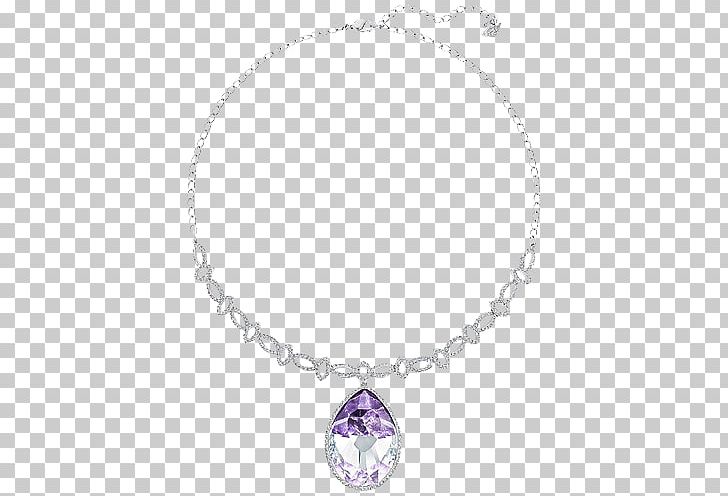 Swarovski AG Jewellery Necklace Gemstone Amethyst PNG, Clipart, Body Jewelry, Body Piercing Jewellery, Circle, Diamond, Necklaces Free PNG Download