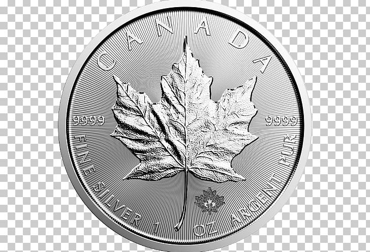 Canadian Silver Maple Leaf Canadian Gold Maple Leaf Silver Coin PNG, Clipart, Black And White, Bullion, Canadian Gold Maple Leaf, Canadian Maple Leaf, Canadian Silver Maple Leaf Free PNG Download