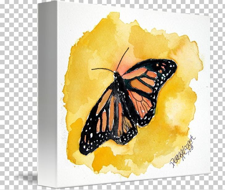 Monarch Butterfly Watercolor Painting Drawing PNG, Clipart, Abstract Art, Acrylic Painting Techniques, Art, Arthropod, Brush Footed Butterfly Free PNG Download