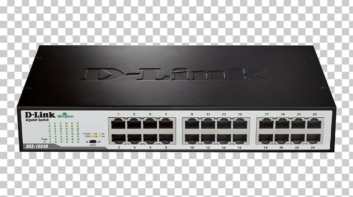 Network Switch Gigabit Ethernet D-Link DGS-1024D PNG, Clipart, Audio Receiver, Computer Network, Data Transfer Rate, Dlink, Dlink Des 1008d Free PNG Download