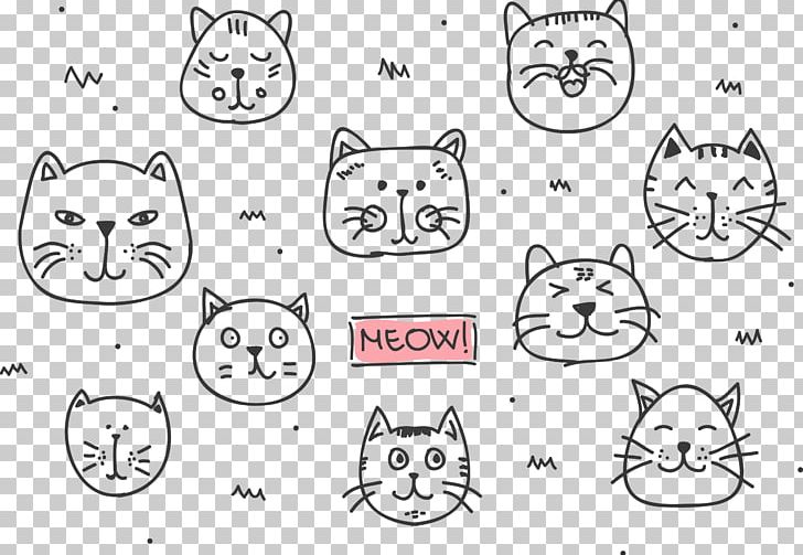 Whiskers Cat Illustration PNG, Clipart, Angle, Animals, Black, Black Cat, Boy Cartoon Free PNG Download