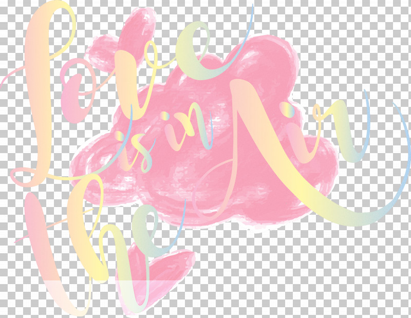 Valentines Day Love Is In The Air PNG