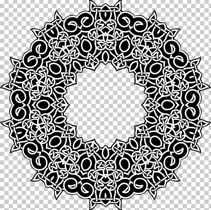 Prophet Islamic Art Celtic Knot PNG, Clipart, Art, Black And White, Celtic, Celtic Knot, Circle Free PNG Download