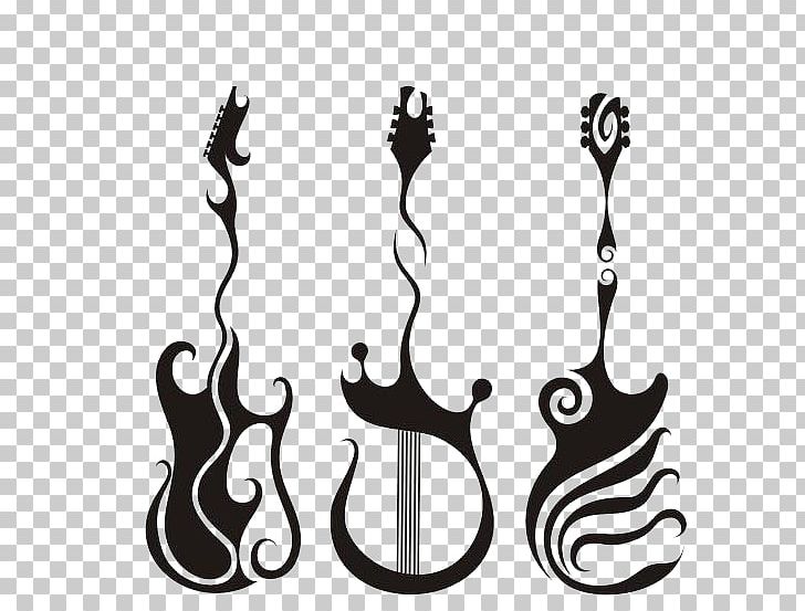 Tattoo Electric Guitar Design Sketch PNG, Clipart, Background Black, Black, Blackandgray, Black And White, Black Background Free PNG Download