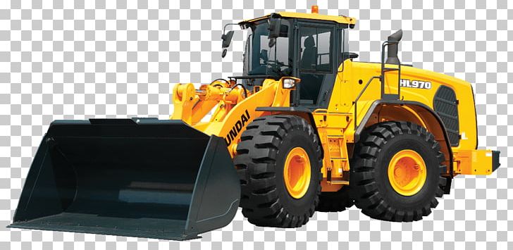 Hyundai Motor Company Heavy Machinery Loader Showroom PNG, Clipart, Agricultural Machinery, Automotive Tire, Automotive Wheel System, Building, Bulldozer Free PNG Download