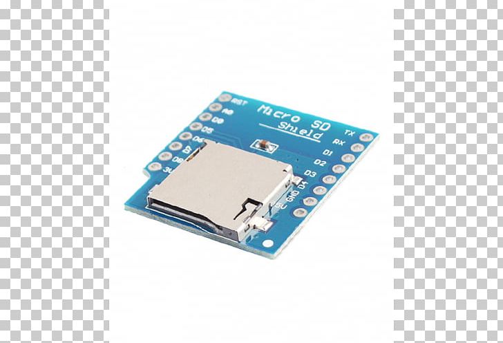 Flash Memory Microcontroller Secure Digital MicroSD ESP8266 PNG, Clipart, Adapter, Electronic Device, Electronics, Electronics Accessory, Esp8266 Free PNG Download