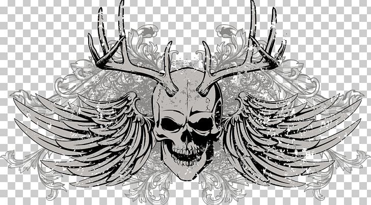 Skull Euclidean PNG, Clipart, Adobe Illustrator, Black And White, Bone, Download, Drawing Free PNG Download