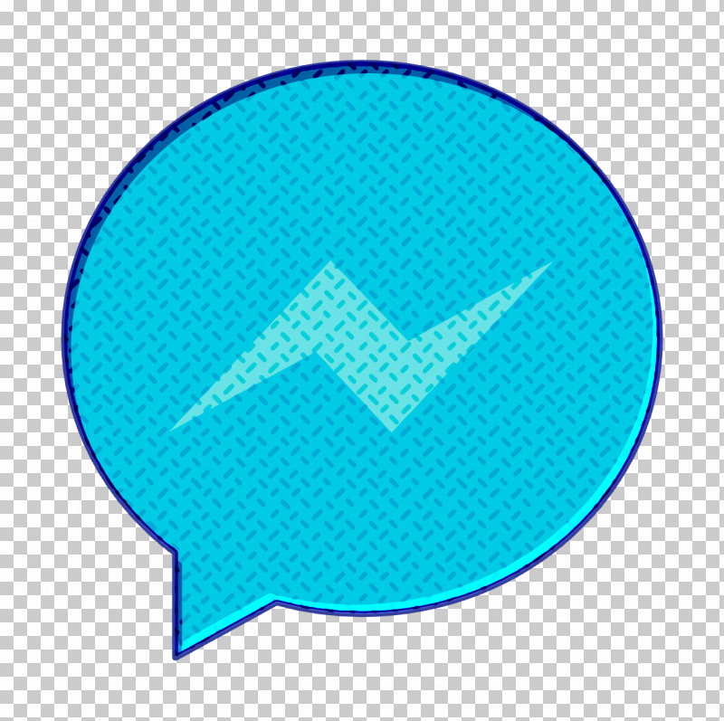Messenger Icon Social Icon PNG, Clipart, Aqua, Azure, Circle, Electric Blue, Line Free PNG Download