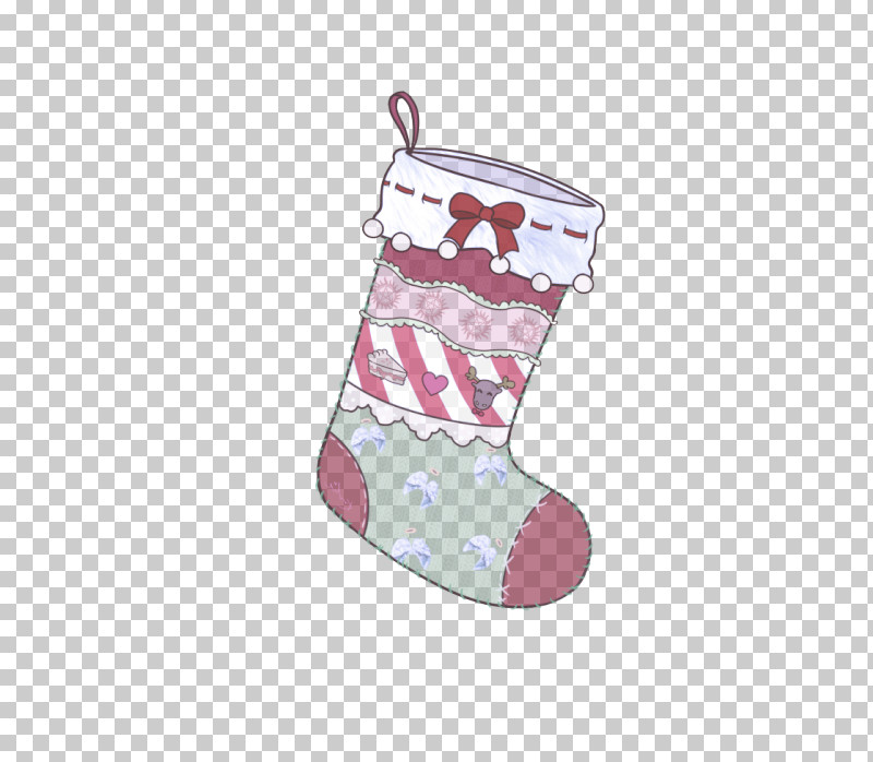 Christmas Stocking PNG, Clipart, Christmas Decoration, Christmas Stocking, Footwear, Interior Design, Pink Free PNG Download