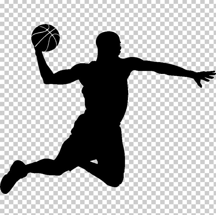 Basketball Slam Dunk Silhouette PNG, Clipart, Arm, Ball, Basketball, Basketball Sleeve, Black Free PNG Download