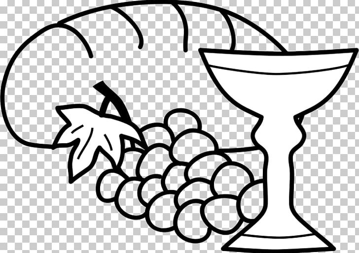 communion clip art black and white