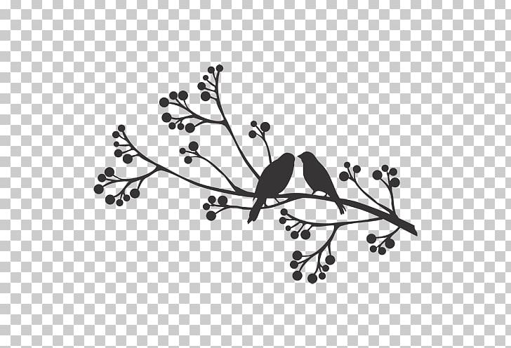 Wall Decal Tree Stencil Silhouette PNG, Clipart, Art, Bird, Black, Black And White, Branch Free PNG Download