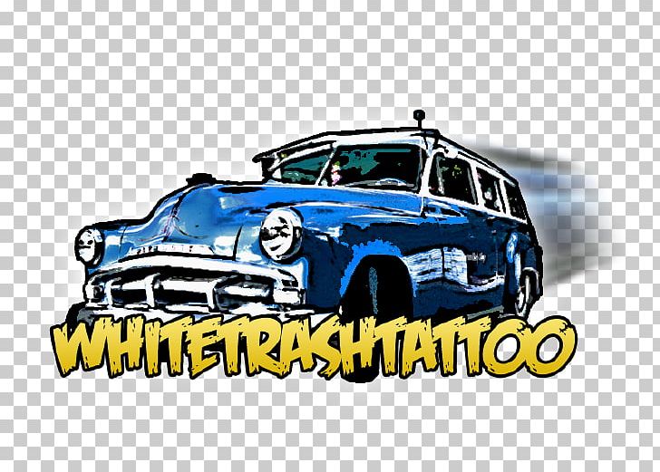 White Trash Tattoo Vintage Car Compact Car Mid-size Car PNG, Clipart, Advertising, Automotive Design, Bernie Dexter, Brand, Car Free PNG Download