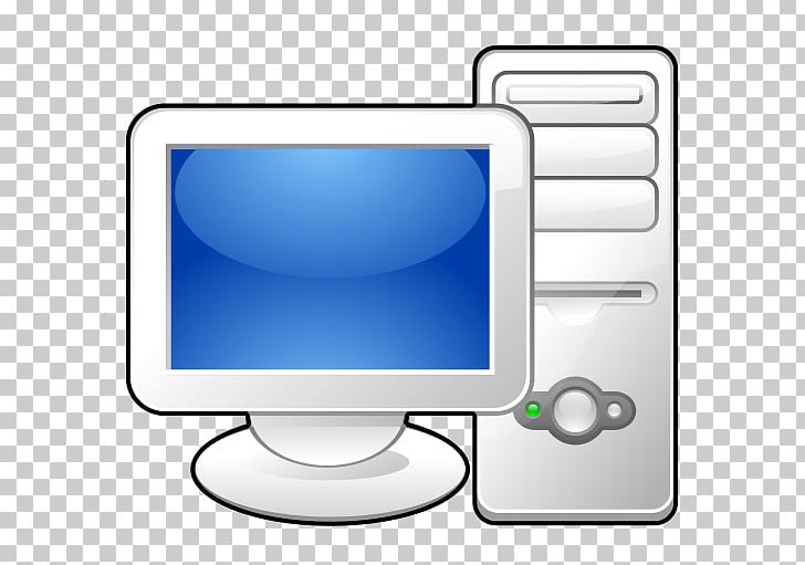 cartoon desktop computer
