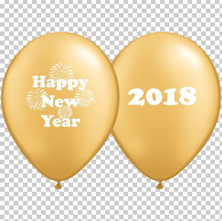 Toy Balloon Silvester 2018 New Year's Eve Gold PNG, Clipart,  Free PNG Download