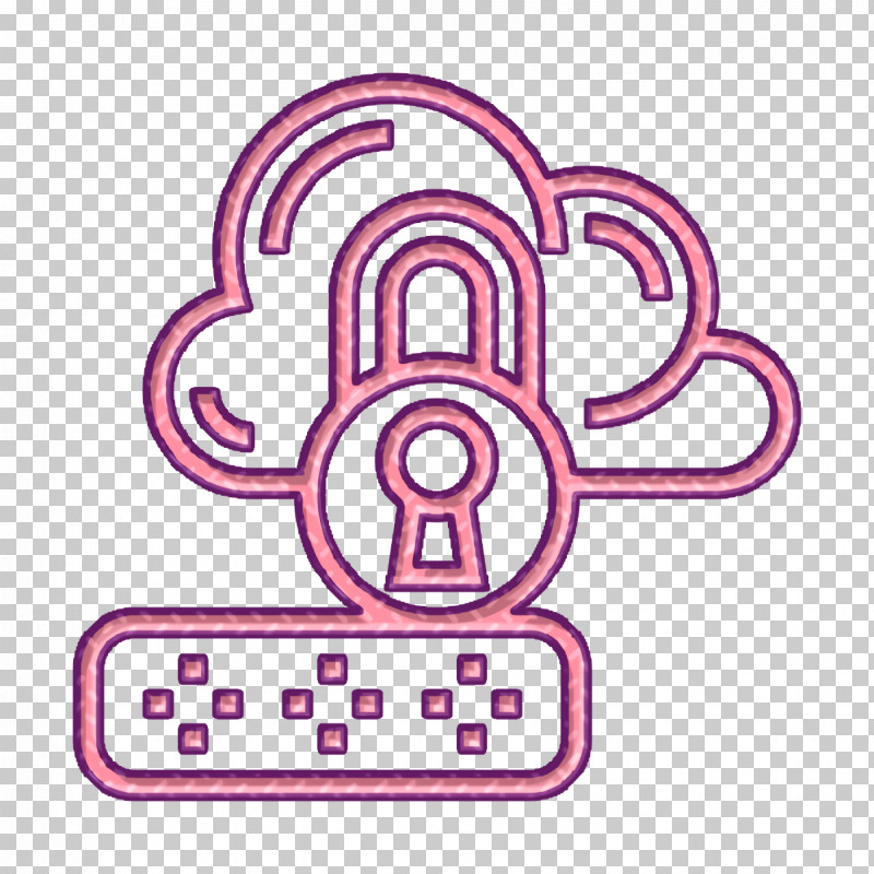 Password Icon Cyber Crime Icon PNG, Clipart, Cyber Crime Icon, Line, Line Art, Password Icon, Pink Free PNG Download