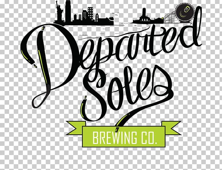 Departed Soles Brewing Company Beer Brewing Grains & Malts Brewery Logo PNG, Clipart, Area, Beer, Beer Brewing Grains Malts, Black And White, Brand Free PNG Download